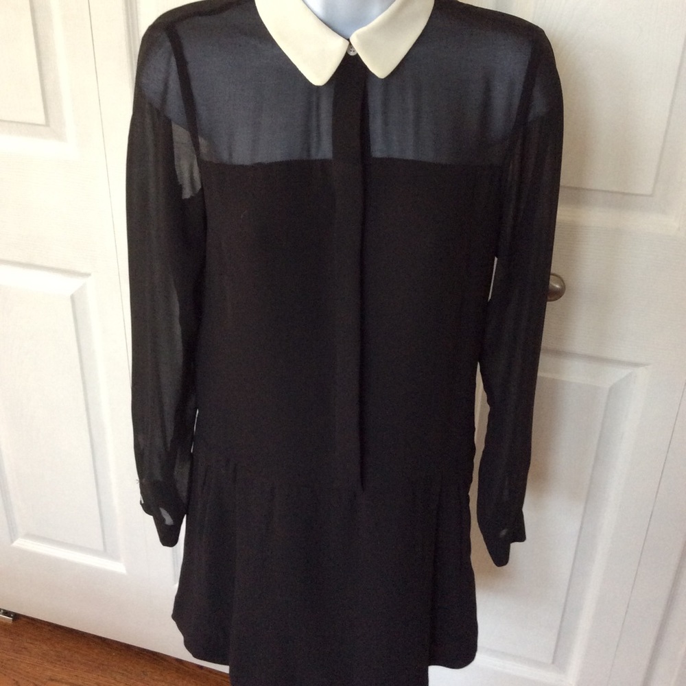 Zara black skort romper